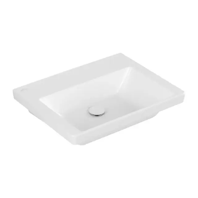 Villeroy & Boch Subway 3.0 Раковина 60х47х16,5 см, без отв., подвесная, цвет: белый камень 4A706FRW