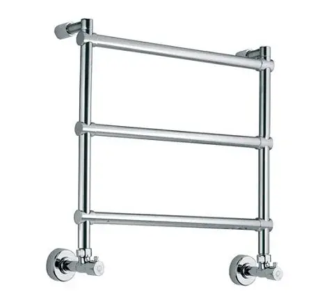 Margaroli Sole 442/3 Полотенцесушитель водяной для ГВС 43,5х53h (int 37), нижнее, цвет: chrome 4423703CRN