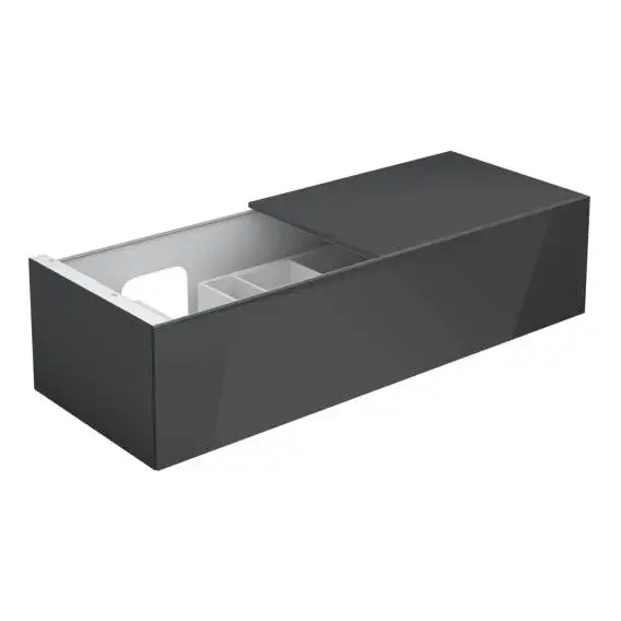 Keuco Edition 11 Тумба под раковину, подв. с внутр. подсветкой 140x53,5x35h см, антрацит 31165 110100