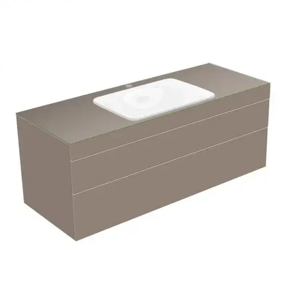 Keuco Edition 400 Тумба под раковину, подвесная 140x53,5x54,6h см, цвет: трюфель 31573 140100