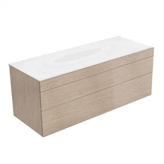 Keuco Edition 400 Тумба под раковину, подвесная 140x53,5x54,6h см, цвет: дуб кашемир 31561 870000