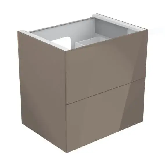 Keuco Edition 11 Тумба под раковину, подв. с внутр. подсветкой 70x53,5x70h см, трюфель 31342 140100