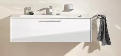 Keuco Royal 60 Тумба под раковину 140x53,5x40h см, цвет: белый глянцевый 32161 210000