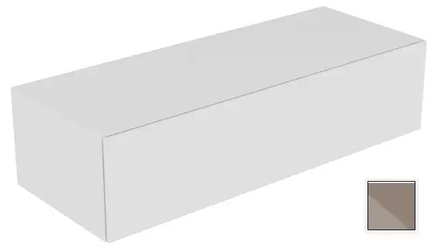 Keuco Edition 11 Тумба боковая подвесная, с подсветкой внутри 140x53,5x35h см, трюфель 31326 140100