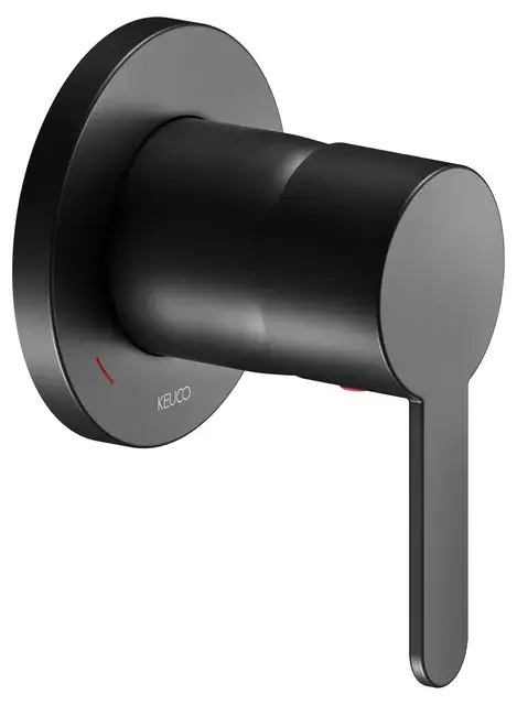 Keuco Ixmo Смеситель рычажный для душа, встраиваемый, цвет: черный матовый 59551 370301