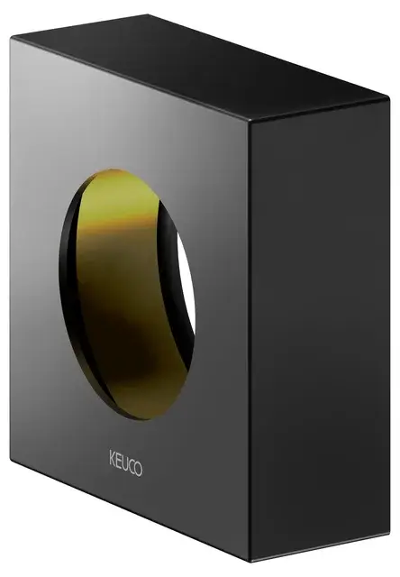 Keuco Ixmo Розетка с удлинением, квадратная 9x3,14x9h см, цвет: черный матовый 59551 370282