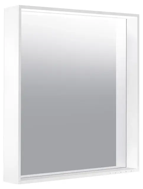 Keuco Plan Зеркало прямоугольное с подсветкой, подв. 65x10,5x70h см, цвет: инокс матовый 33097 292000