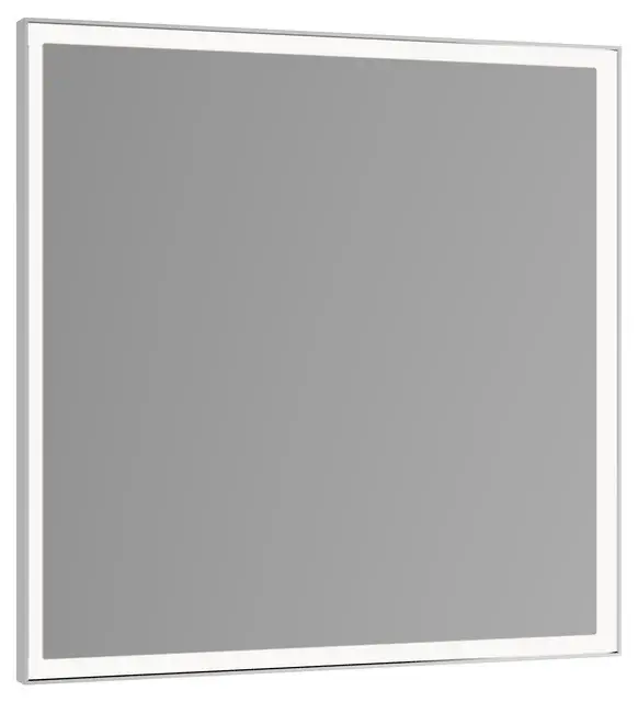Keuco Royal Lumos Зеркало прямоугольное с подсветкой, подв. 65x6x65h см, цвет: серебро 14598 171500