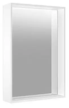 Keuco Plan Зеркало прямоугольное с подсветкой, подвесное 46x10,5x85h см, цвет: алюминий 78951 71000