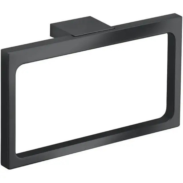 Keuco Edition 11 Полотенцедержатель 26,1 см, подвесной, цвет: хром черный брашированный 11121 130000