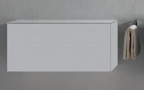 Keuco Royal Reflex Тумбочка боковая с одним выдвижным ящиком 33,5x37x80h см, цвет: титан 34010 130000