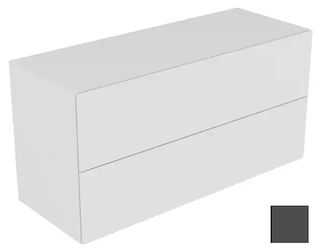 Keuco Edition 11 Тумбочка боковая с 2-мя выдв. ящиками 140x53,5x70h см, цвет: антрацит 31327 390000