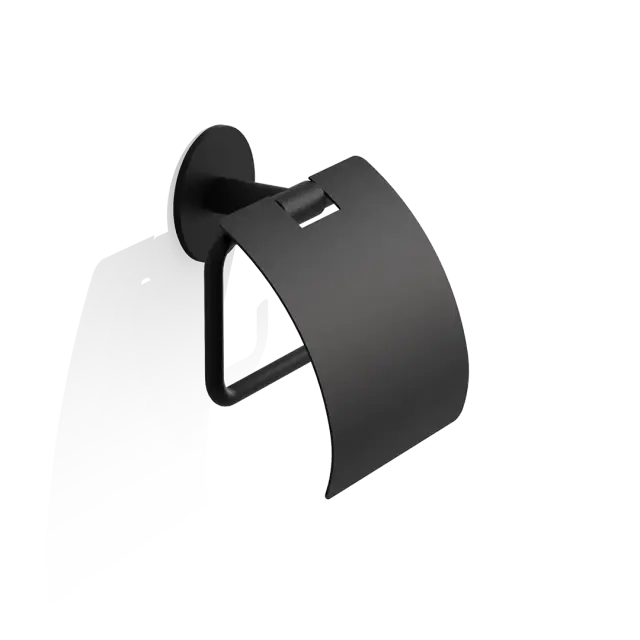 Decor Walther Basic Держатель для туалетной бумаги, подвесной, цвет: черный матовый 0535860