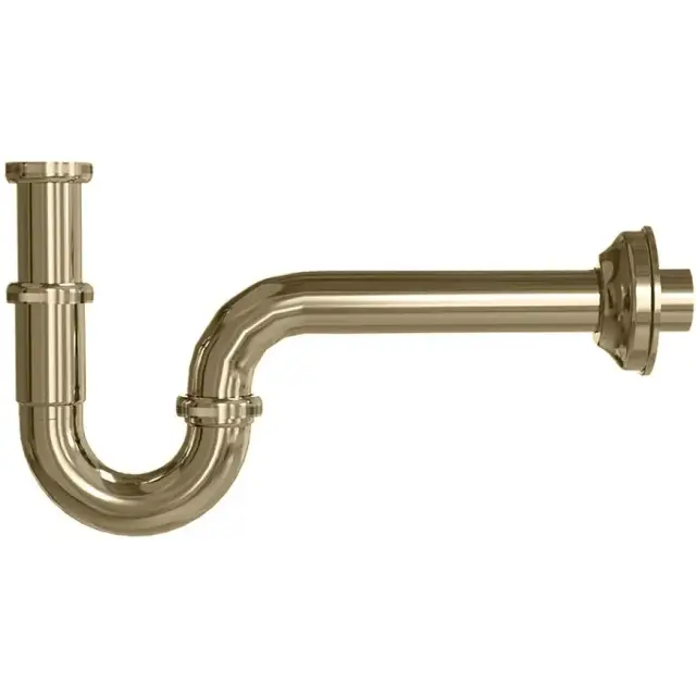 Devon&Devon Сифон s-образный, цвет золото светлое DDA325