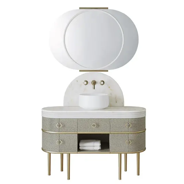 Devon&Devon Scottie Комплект мебели 122 см, композ F; база цвет TWILL мат., SCOTTIETWCRX/OTSATP