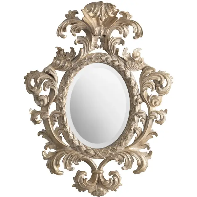 Devon&Devon Gold Salome Зеркало в раме из красного дерева с ручной гравировкой DEGLSALOME