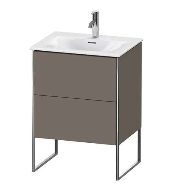 Duravit XSquare Тумба под раковину # 234463, 59,2x61xh47,8 см, цвет: Flannel Grey SaM XS452209090