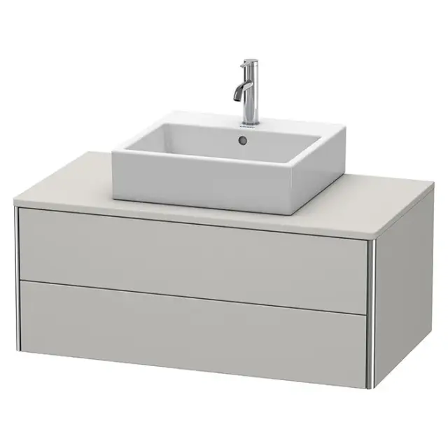 Duravit XSquare База подвесная 100х54,8хh40 см, цвет: Бетонно-серый матовый XS491100707