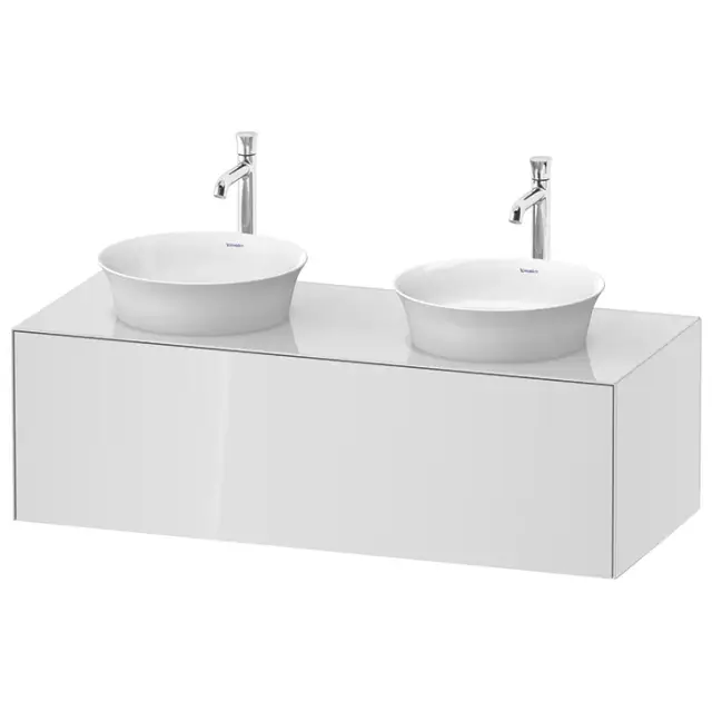 Duravit White Tulip Тумбочка подв., 40,8x130xh55 cм, цвет белый высокогл. WT4978B8585