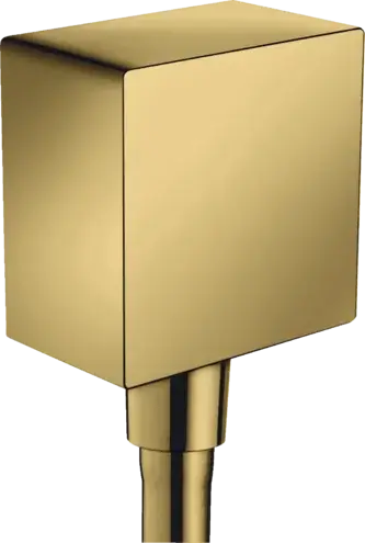 Axor Alpen Square Шланговое подключение, квадратное, цвет: полированное золото 36732990