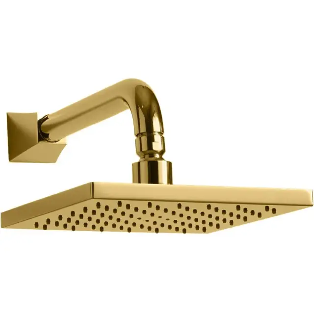 Devon&Devon Doccia Верхний душ 20x20 см, с настенным кронштейном, цвет светлое золото 2TIME240OT