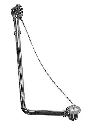 Devon&Devon Слив-перелив для ванны Admiral, с декоративной цепочкой, цвет хром SFD1058SCR