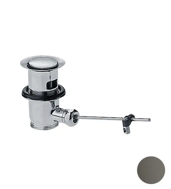 Axor Донный клапан с перекрытием стока для раковины и биде, цвет: полированный черный хром 51302330