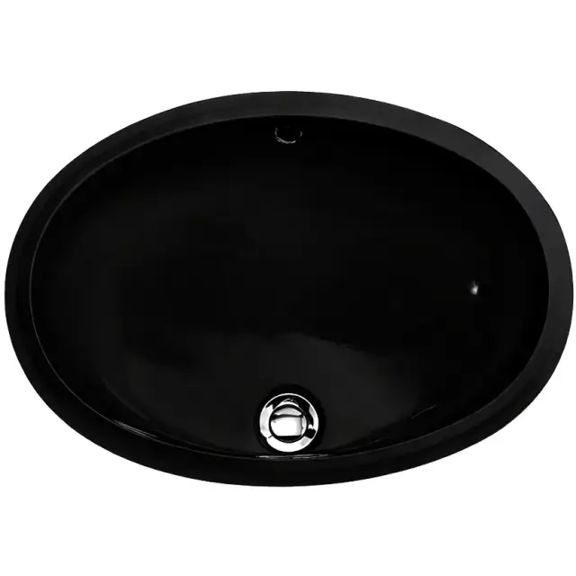 Devon&Devon White46 Раковина встраиваемая под столешницу 46х32.5 cм, цвет черный RALILY460BL