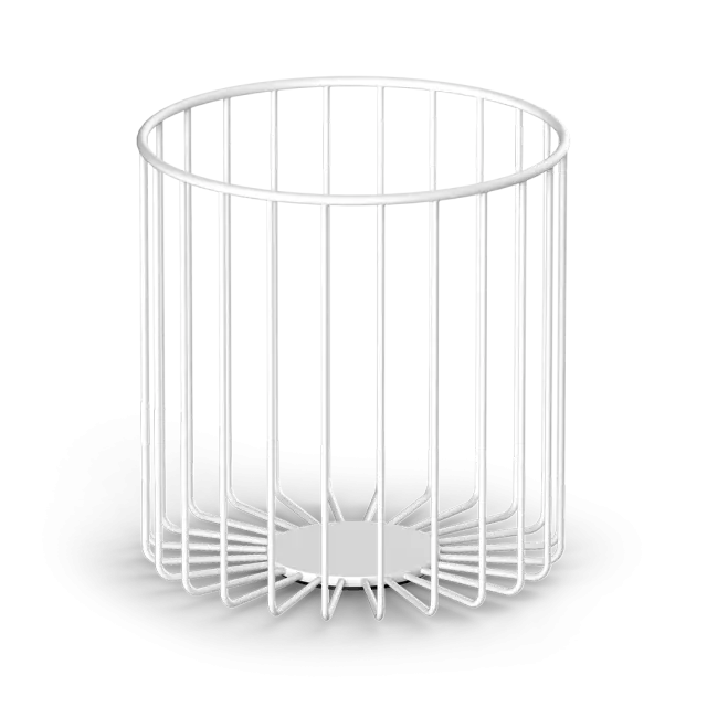 Decor Walther DW 220 Ведро для мусора, напольное, цвет: белый матовый 0859250