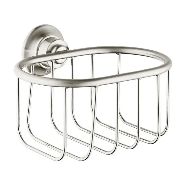 Axor Montreux Корзина-мыльница, подвесная, латунь, цвет: шлифованный никель 42065820