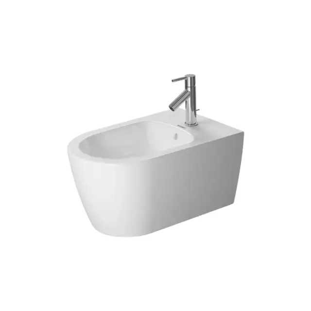 Duravit Me by Starck Биде подвесное 37x57см, с 1 отв. под смеситель и покр. Wondergliss, цвет: белый 22881500001