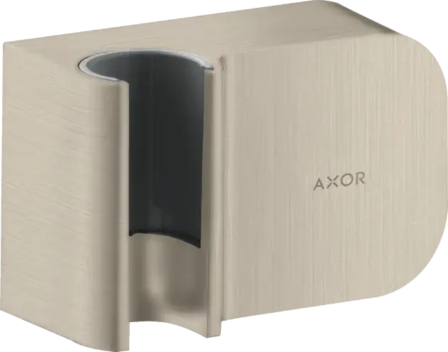 Axor One Porter Шланговое подключение с держателем, цвет: шлифованный никель 45723820