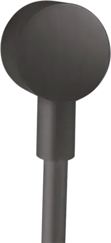 Axor Starck Шланговое подключение, круглое, цвет: шлифованный черный хром 27451340