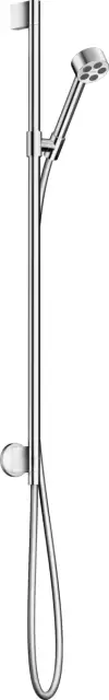 Axor One Душевой гарнитур: лейка 1 вид струи EcoSmart, штанга 96 см, шланг, цвет: хром 48791000