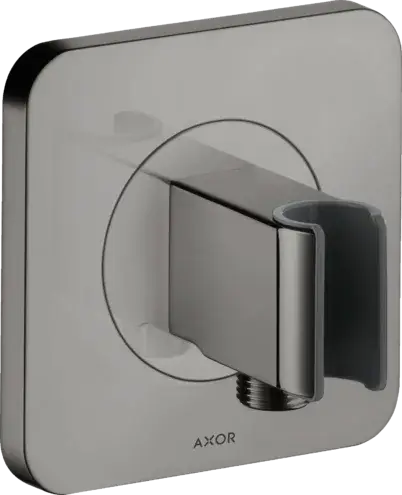 Axor Citterio E Porter Softcube Шланговое подключение, внешняя часть, цвет: полированный черный хром 36724330