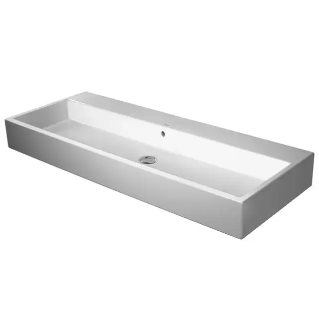 Duravit Vero Air Раковина 120 cм, с переливом, на столешницу, цвет: белый 2350120028