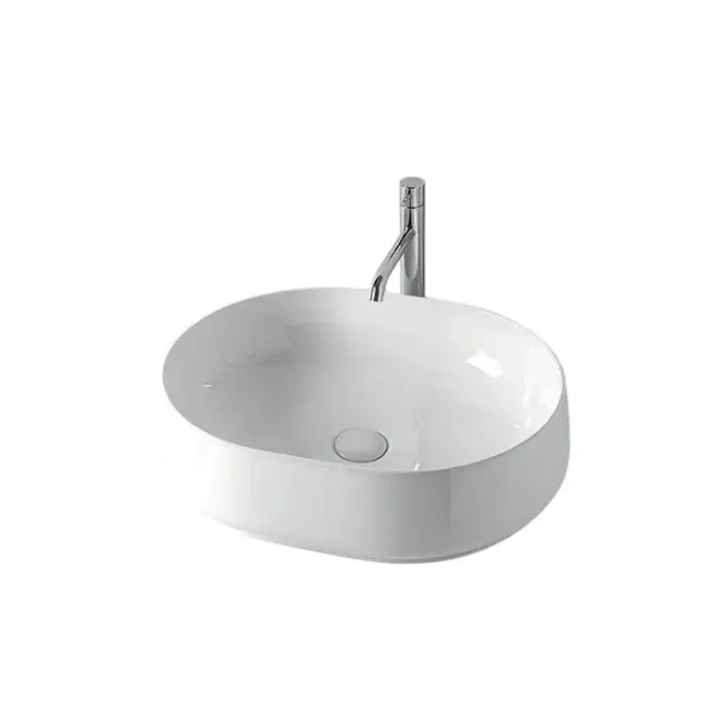 Kerasan F10 Раковина чаша 55x44x15,5h см, без перелива, цвет: Bianco 460501