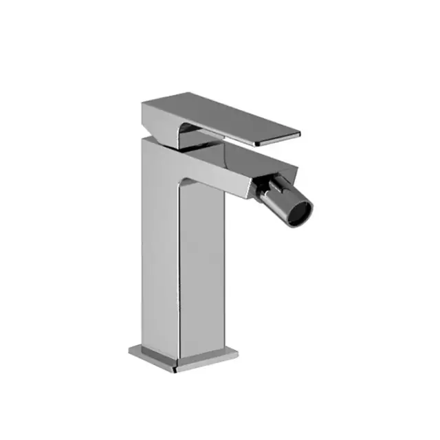 Fantini Mint Смеситель для биде на 1 отверстие, однорычажный, цвет: матовая натур. сталь 34 93 F008F