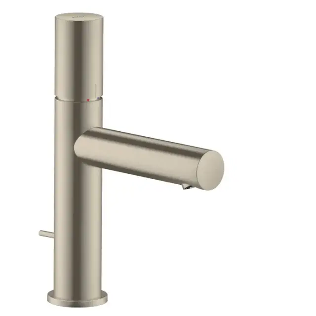 Axor Uno Смеситель для раковины на 1 отверстие с донным клапаном, цвет: шлифованный никель 45001820