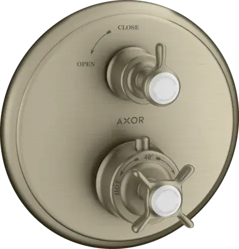 Axor Montreux Термостат для душа встраиваемый, внешняя часть, цвет: шлифованный никель 16800820