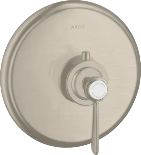 Axor Montreux Термостат для душа встраиваемый, HighFlow, внешняя часть, цвет: шлифованный никель 16824820