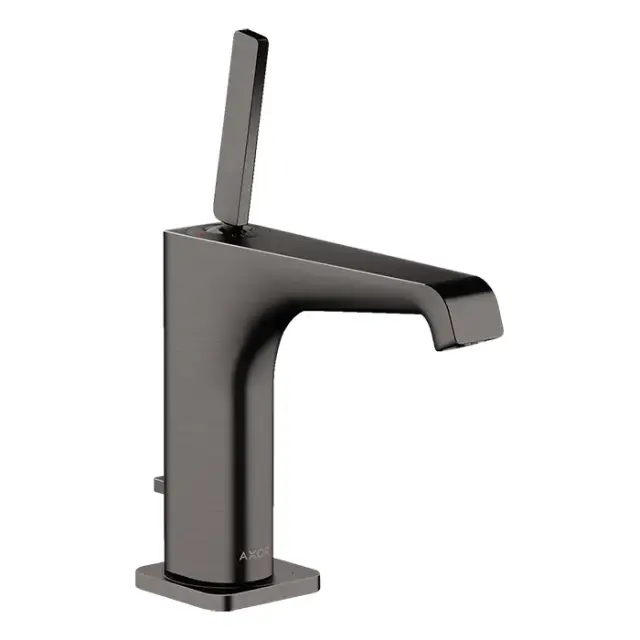 Axor Citterio E Смеситель для раковины на 1 отверстие с донным клап., цвет: шлифованный черный хром 36100340