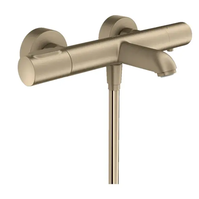 Axor Citterio M Термостат для ванны, излив 18 см, цвет: шлифованный никель 34435820