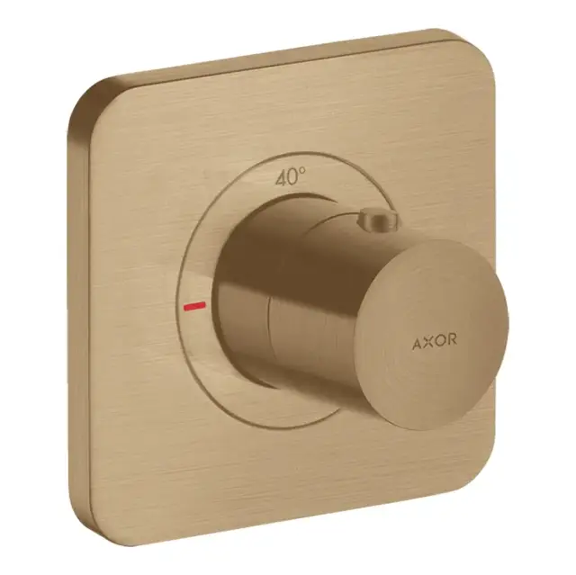 Axor Citterio E Термостат для душа встраиваемый, внешняя часть, цвет: шлифованная бронза 36702140