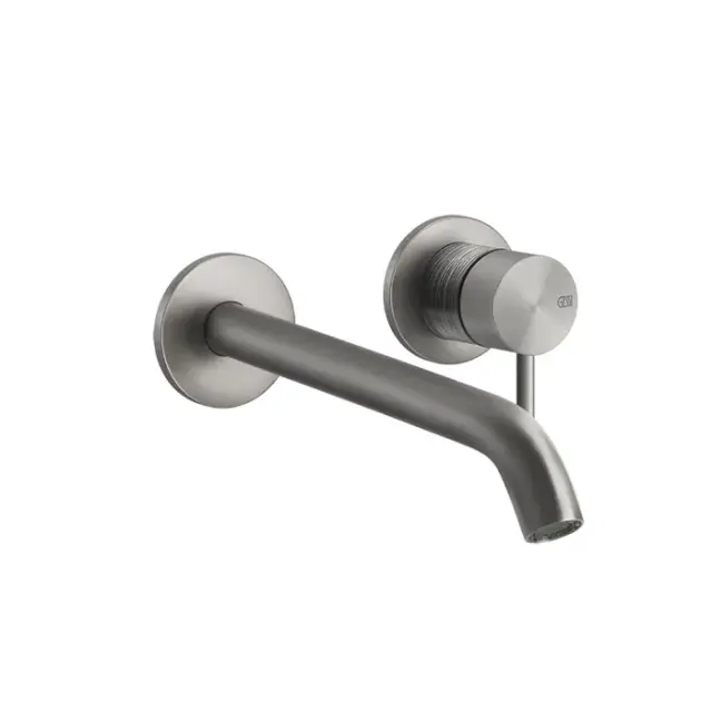 Gessi 316 Trame Встраиваемый смеситель для раковины, излив 20-17 см, цвет: steel brushed 54386#239