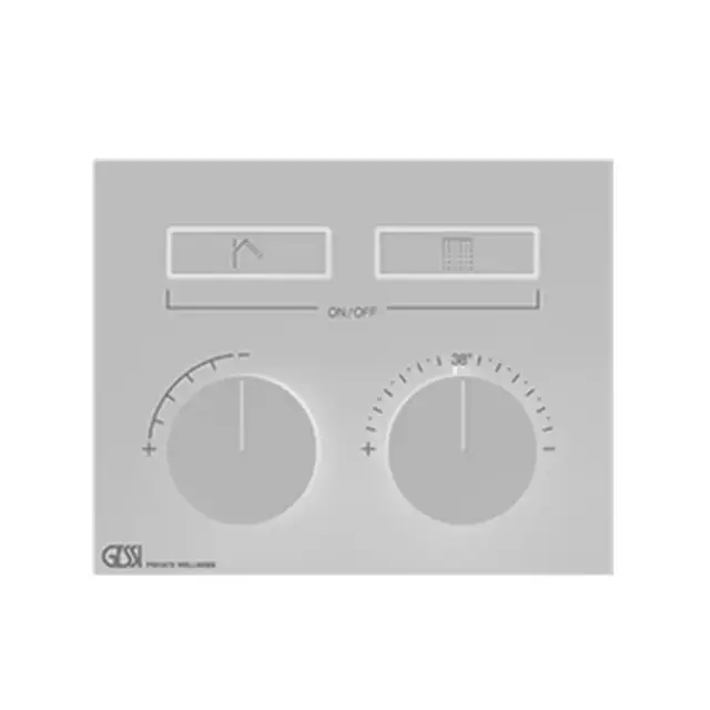 Gessi Hi-Fi Термостат для душа встраиваемый, 2 потребителя, запорный вентиль, цвет: chrome 63004#031