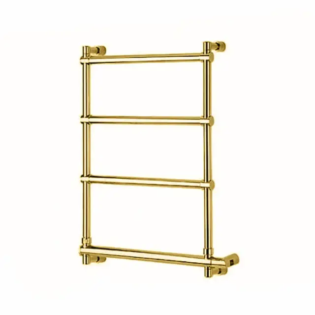 Margaroli Sole 542 Полотенцесушитель электрический 57х66h (47), выкл. справа, цвет: brushed gold 5424704BNNG