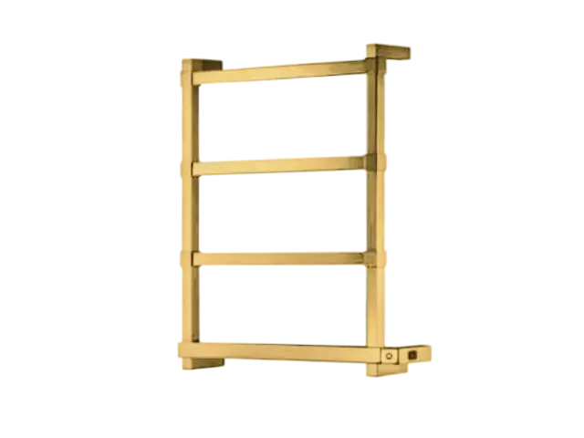 Margaroli Panorama 842 Полотенцесушитель электрический 55х62h (47), выкл. справа, цвет: brushed gold 8424704BGNB