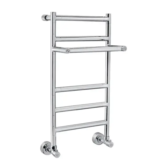 Margaroli Sereno 487 Полотенцесушитель водяной с полкой для ГВС 54х70h (47,5), нижнее, цвет: chrome 4874705CRP