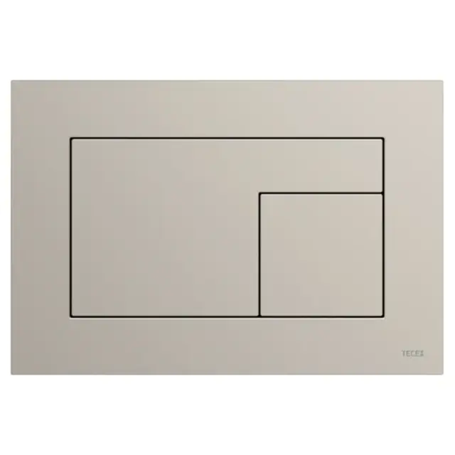 Tece Velvet Кнопка смыва для унитаза с покрытием от отпечатков пальцев, fenix, цвет: серовато-бежев. 9240733